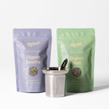 Botanical Tea Blend Duo + Strainer + Scoop